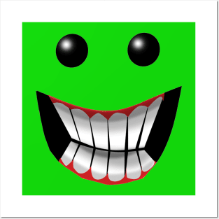 Scary Smiley Face Posters and Art